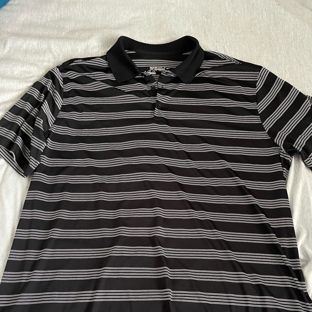 3 for $20 Nike black and white golf shirt
